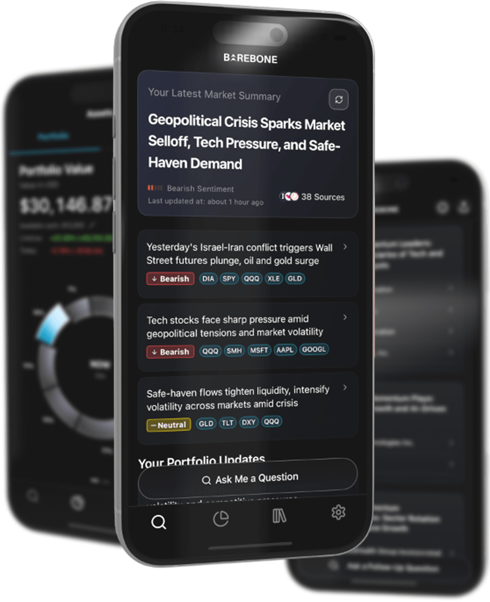 App screenshot - Team of Wall Street Analysts